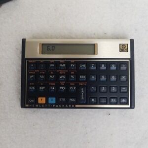 HP 12C‎ Financial Calculator Hewlett Packard Vintage Tested  no batteries